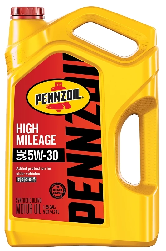 High Mileage Motor Oil 5w-30, 5 Quarts, Model 550045218
