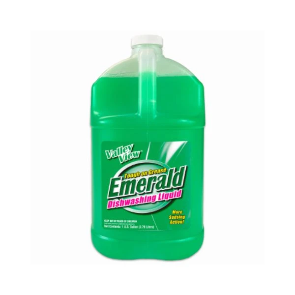 Emerald Dishwashing Liquid, 1 Gallon Bottle, Concentrated Formula for Effective Cleaning