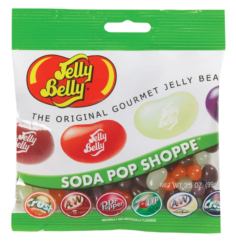 Gourmet Jelly Beans Soda Pop Shoppe Grab and Go Bag 3.5 Ounce