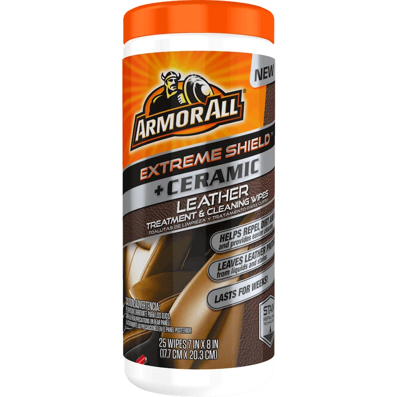 Leather Treatment & Cleaning Wipes, 25-Ct.