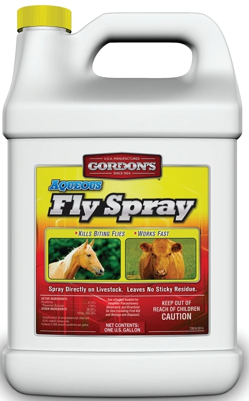 Aqueous Fly Spray, Ready-to-use, 1-gallon Insecticide For Livestock
