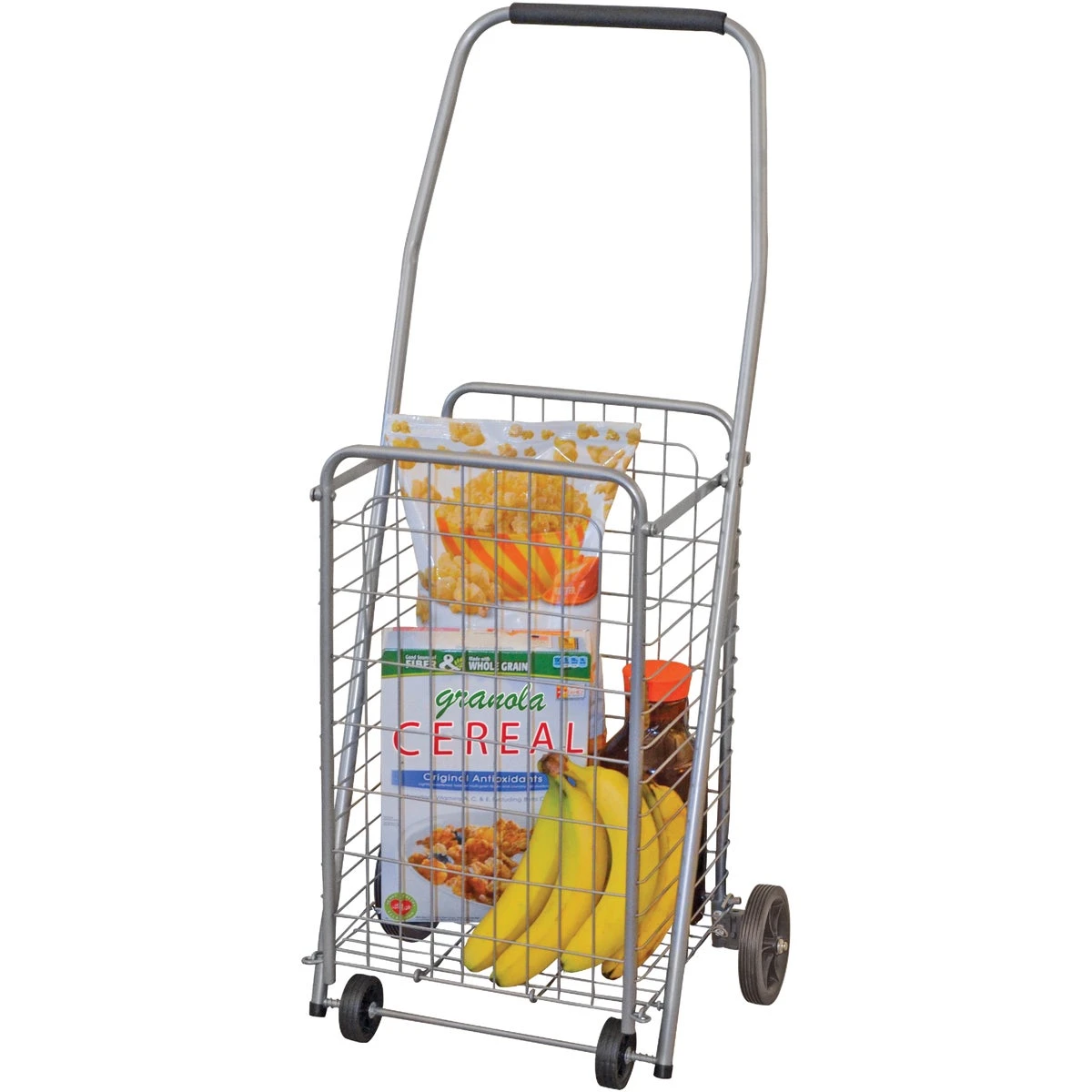 Pop 'n Shop 4-wheel Silver Utility Cart - Model Fq39283