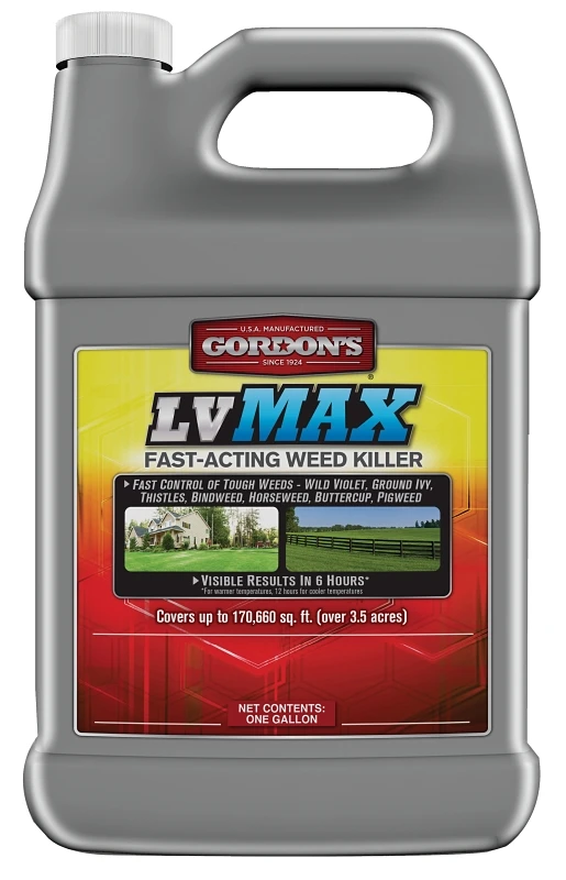 LV Max Fast Acting Weed Killer, 1 Gallon Concentrate for Rapid Weed Control