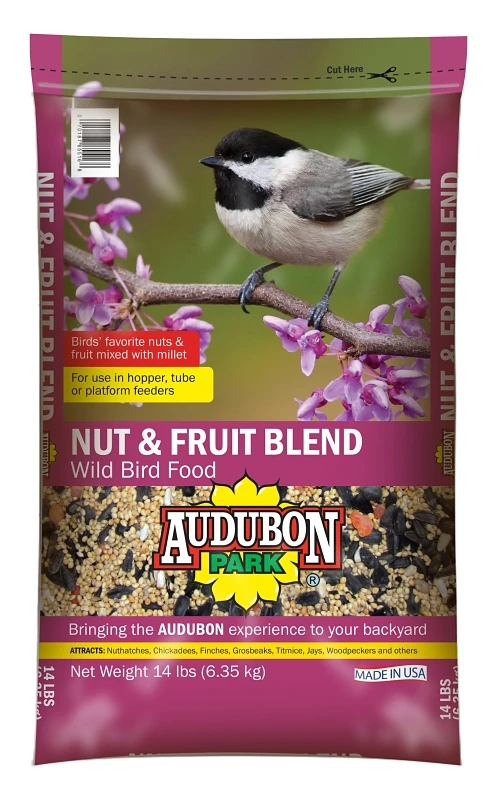 Nut and Fruit Bird Food Blend, 14 Pounds Bag