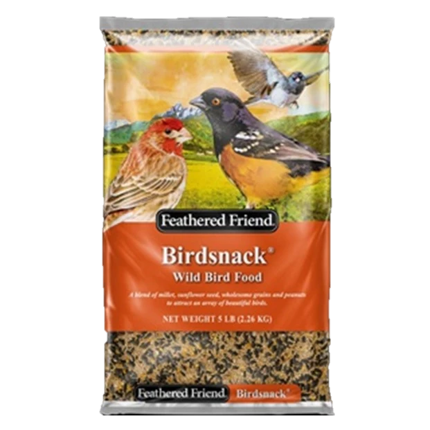 Birdsnack Wild Bird Food, 5 Pound Bag - Year-round Blend
