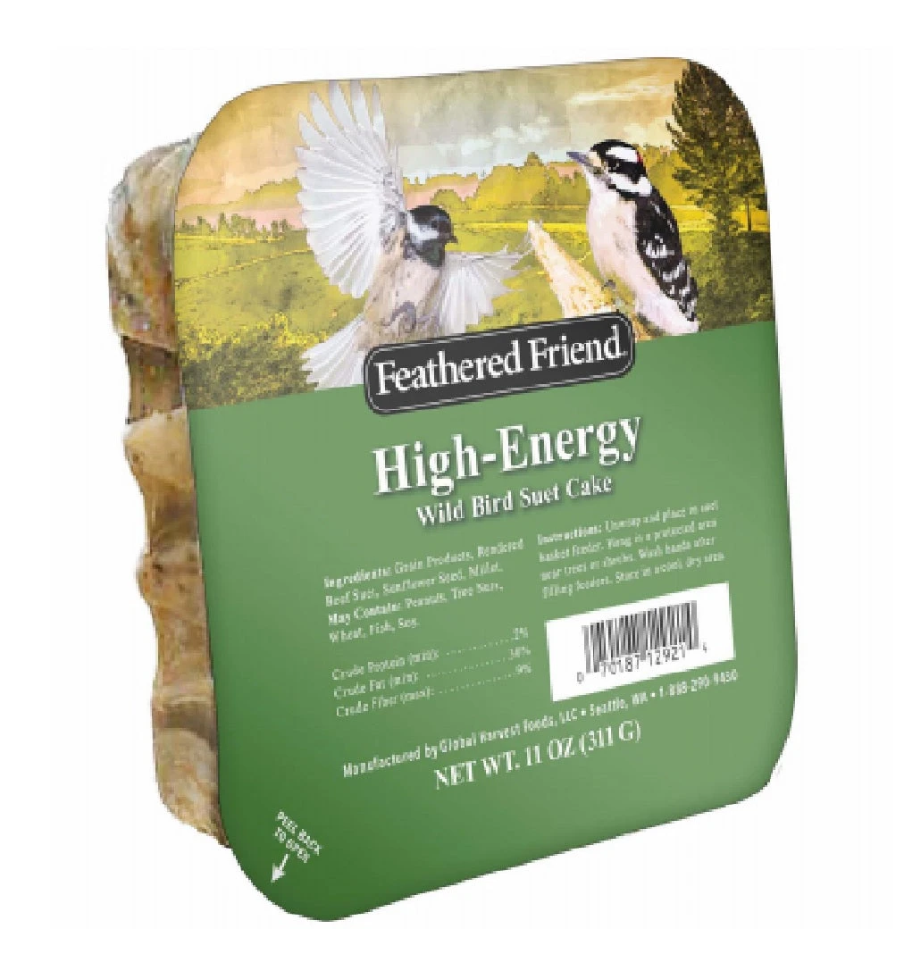 High-energy Suet Wild Bird Food, 11 Oz. Premium Blend