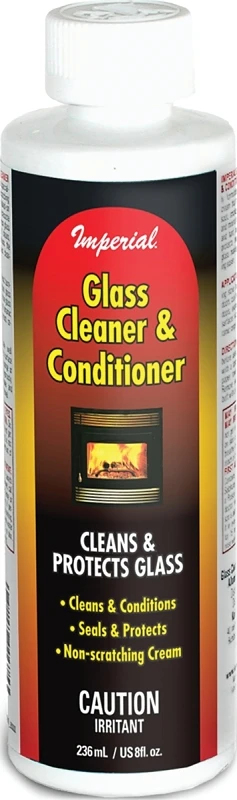 Glass Cleaner/conditioner, 8 Oz. For Fireplaces & Stoves