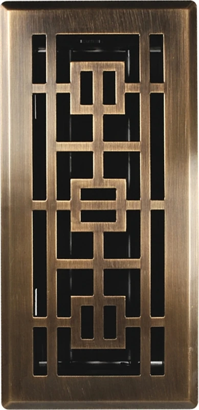 Tokyo 4 In. X 12 In. Oil-rubbed Bronze Steel Floor Register