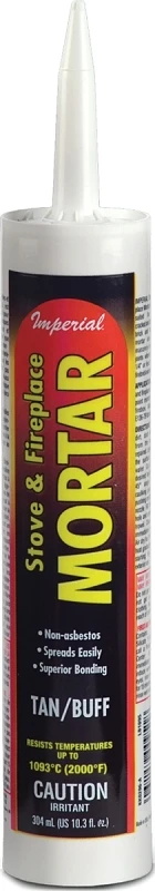 Buff & Mortar Repair Cartridge, 10.3 Oz. For Firebrick And Masonry