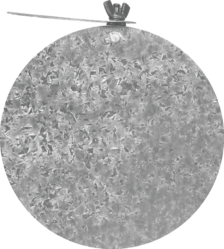 6 Inch Round Galvanized Air Volume Damper With Key For Hvac Systems