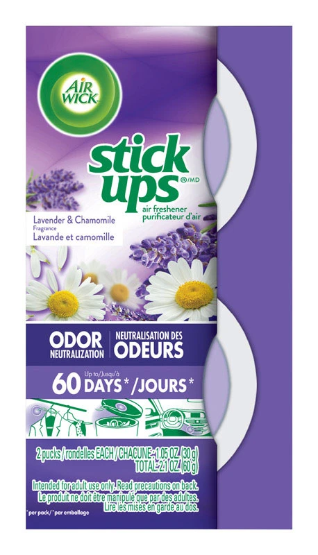 Stick Ups Air Freshener, Lavender/Chamomile, 2-Pk.