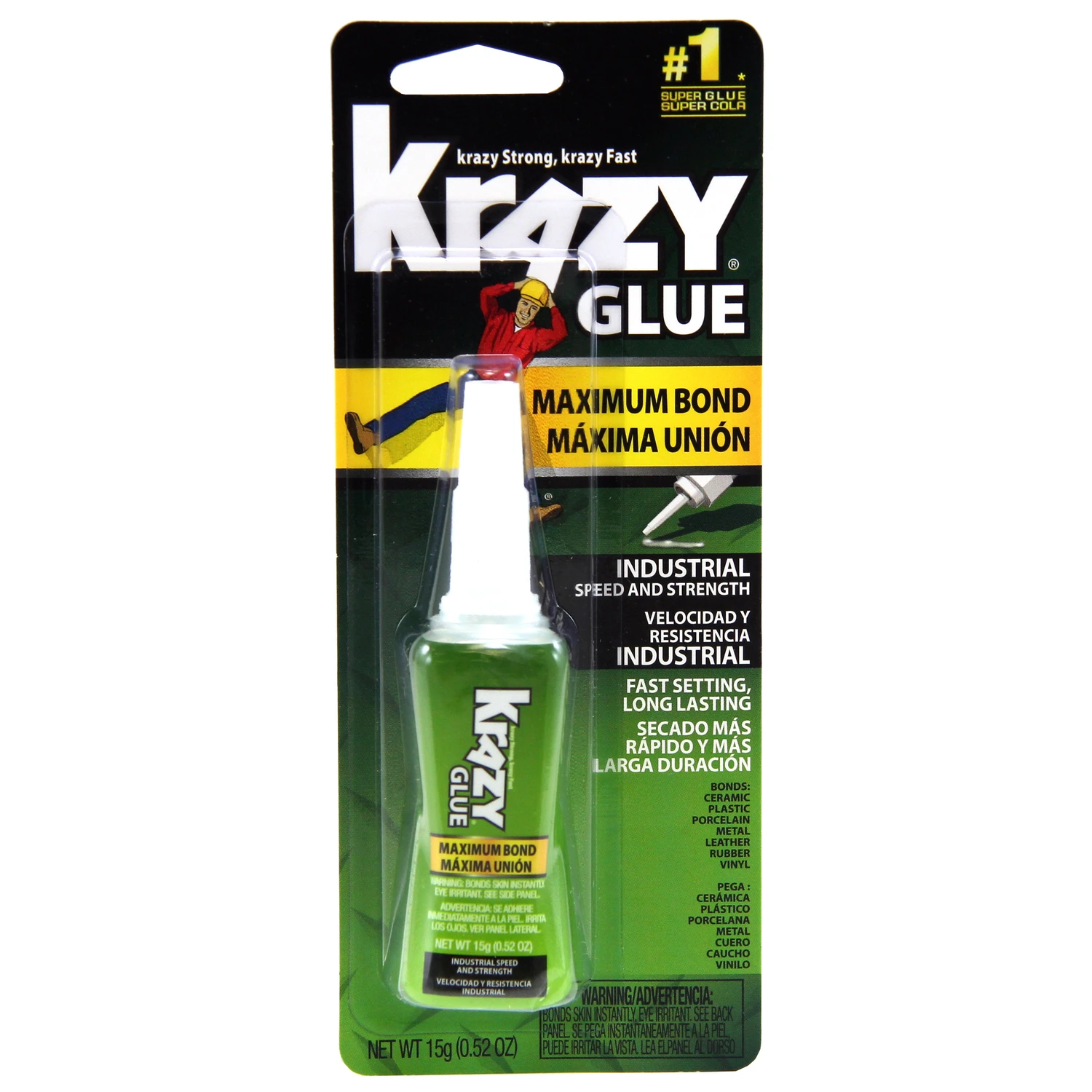 Super Strength Polyvinyl Acetate Homopolymer Glue 0.52 Oz Gel