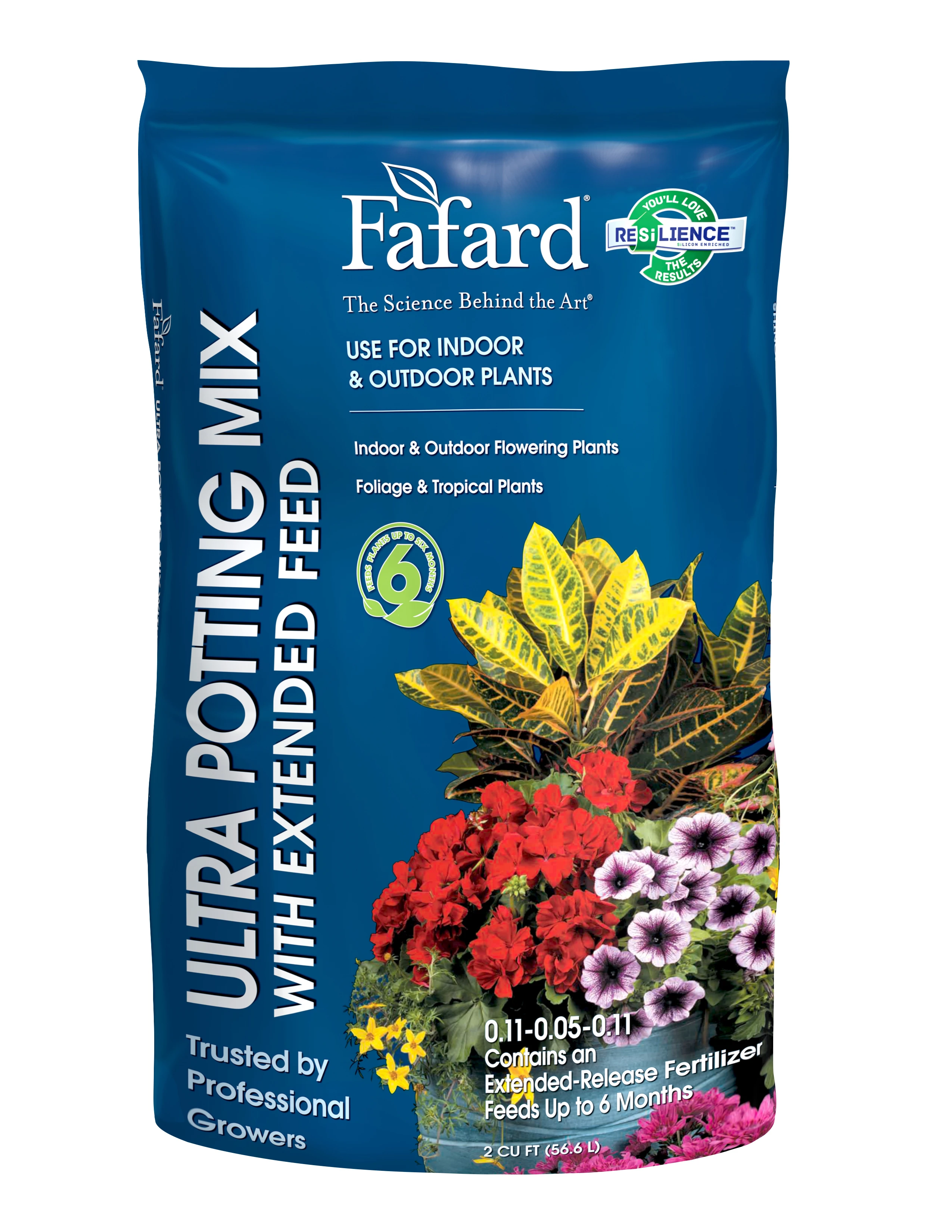 Ultra Potting Soil Mix With Extended Feed, 1 Cu. Ft.
