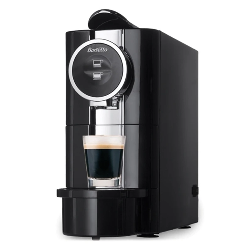 Espresso Machine with Stainless Steel and Black Finish
