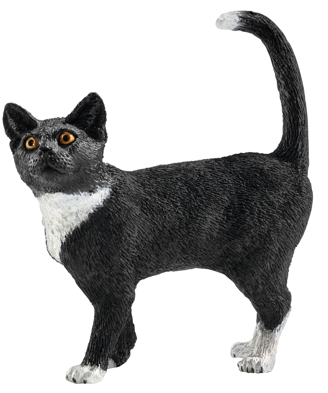 Standing Cat Toy Animal Figure for Children Ages Three and Up