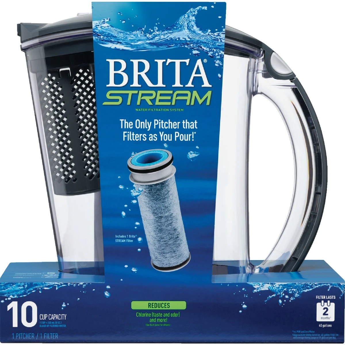 BRITA10C STREAM PITCHER