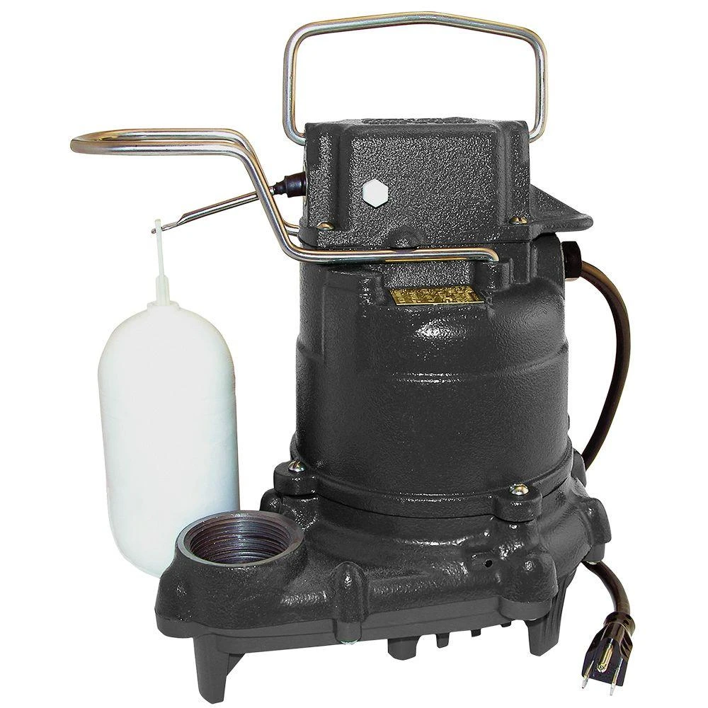 Cast Iron Pro Submersible Sump Pump, 1/3 Hp, Model 3sehl