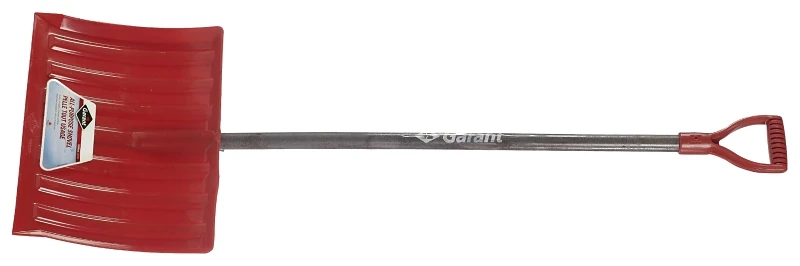 18 In. Poly Snow Shovel With 42.5 In. Stained Ash Handle