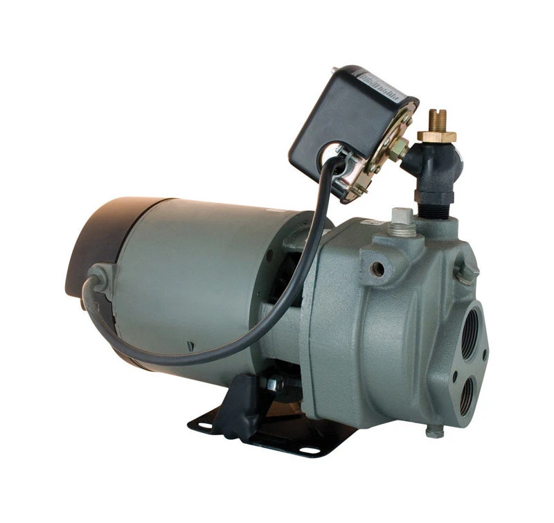 1 Hp Convertible Jet Well Pump, 1170 Gph, Cast Iron Construction