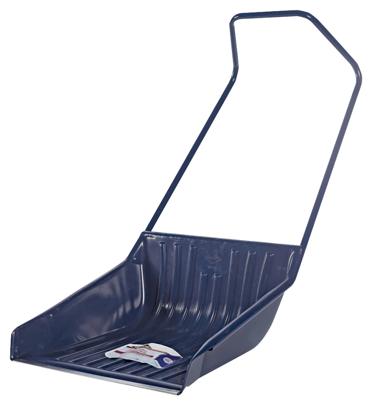 Yukon Ergo Sleigh Snow Shovel With Steel U-handle, 27-inch Wide Poly Blade