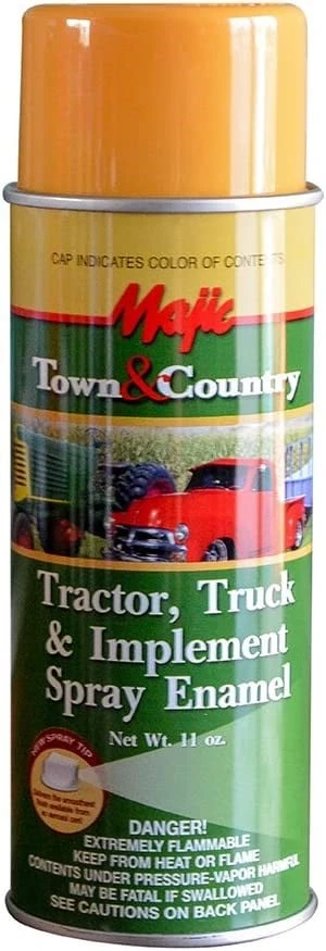 Town & Country Tractor, Truck & Implement Spray Enamel Paint, Caterpillar Yellow, 12 Oz.