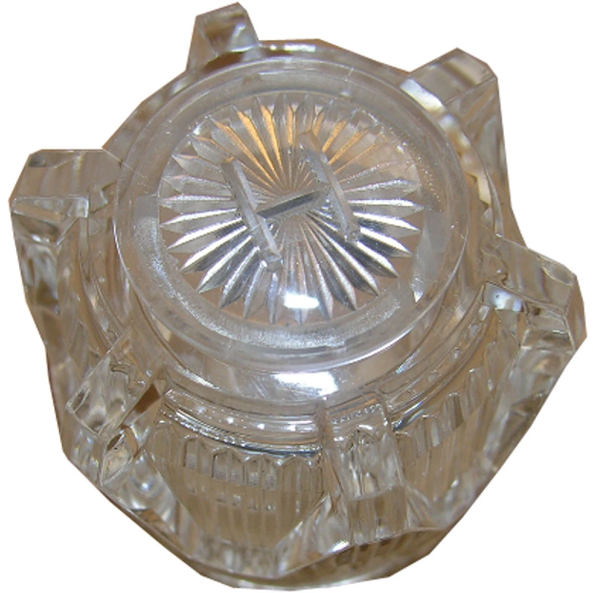 Streamway Phoenix Hot Water Faucet Handle with Clear Hot Button