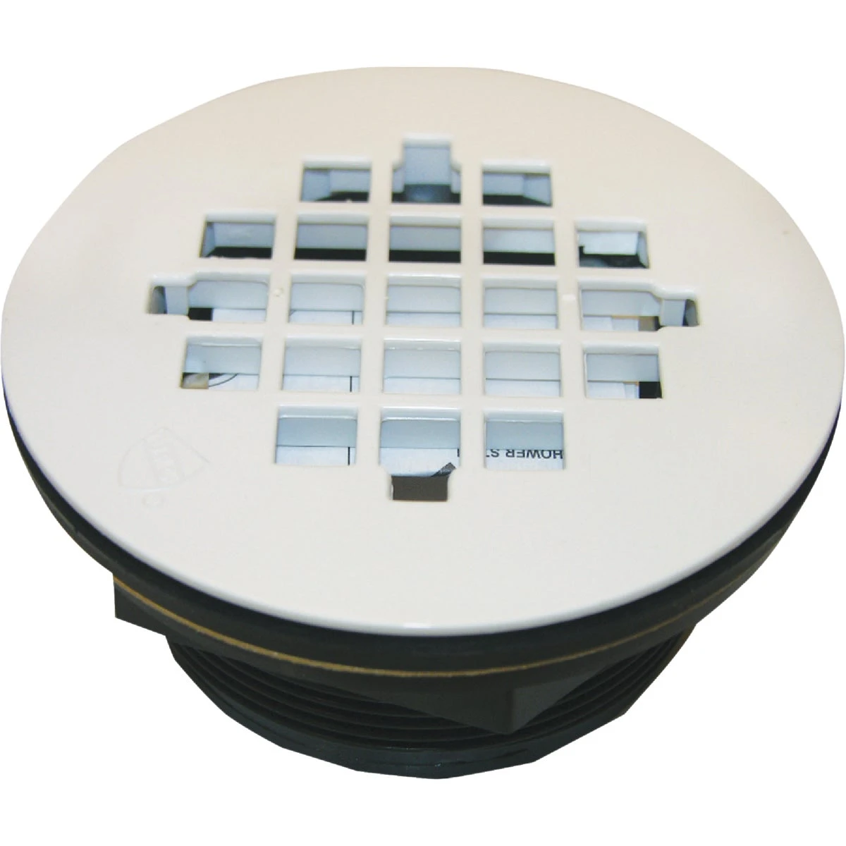 2 Inch Plastic Shower Drain For Fiberglass Showers With Compression Gasket
