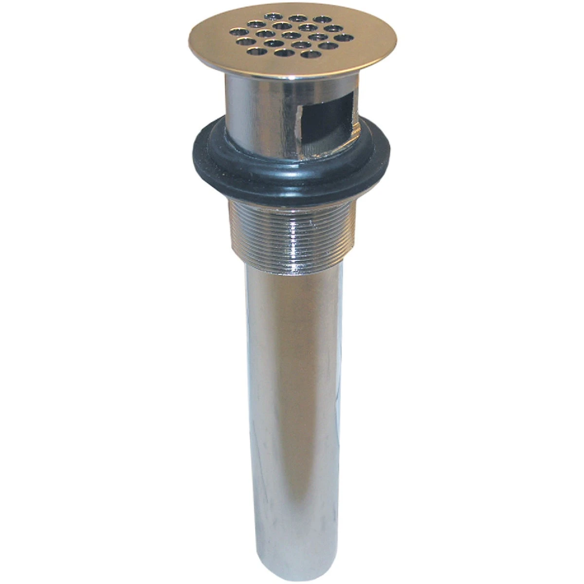 1-1/4 In. Chrome-plated Brass Bathroom Sink Drain With Grid Strainer