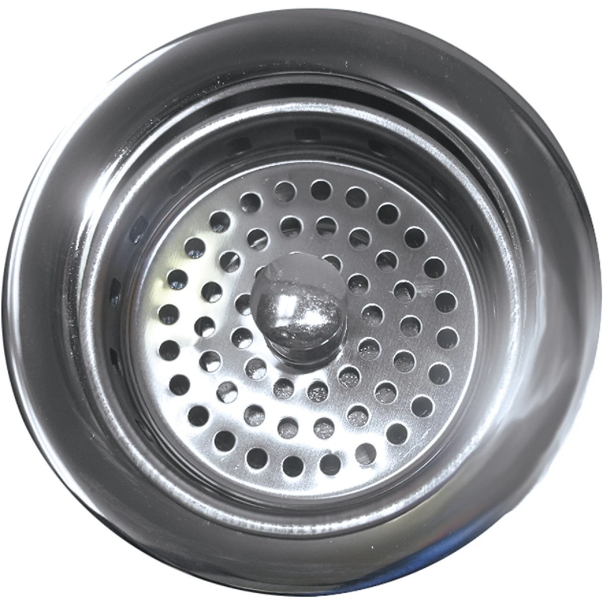 Extra Heavy Duty Kitchen Sink Strainer with Chrome Plated Brass Construction