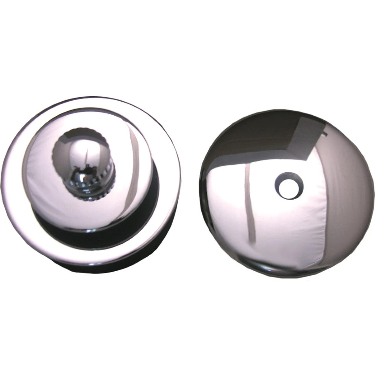 Bathtub Trim Kit with Push Pull Stopper and Overflow Plate, Chrome Plated Finish