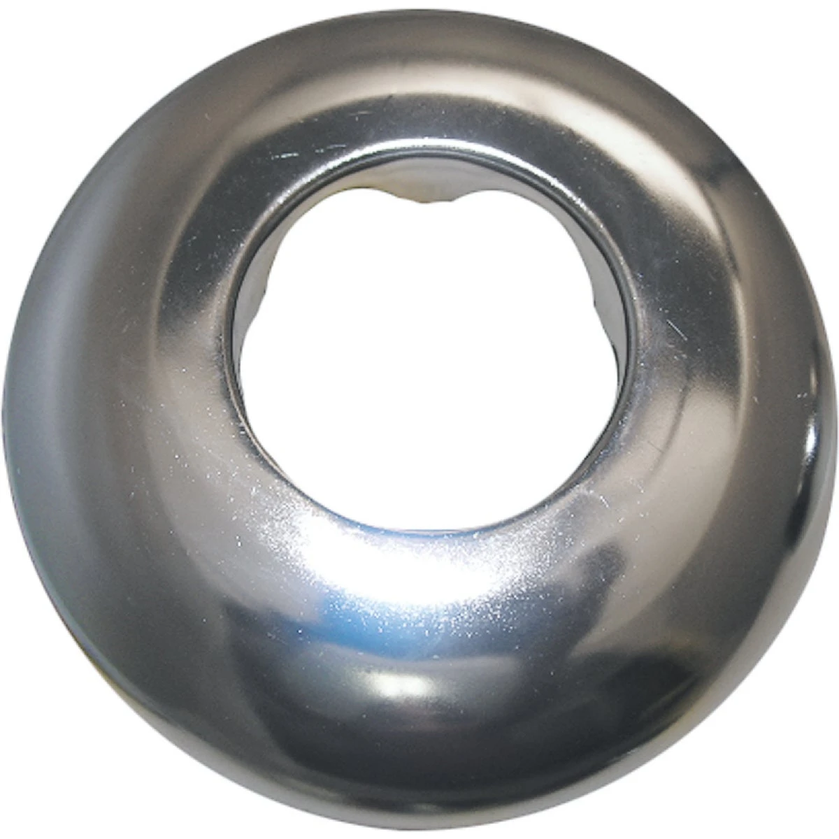 Sure Grip Chrome Plated Box Flange Fits One and One Quarter Inch Outside Diameter Tubing