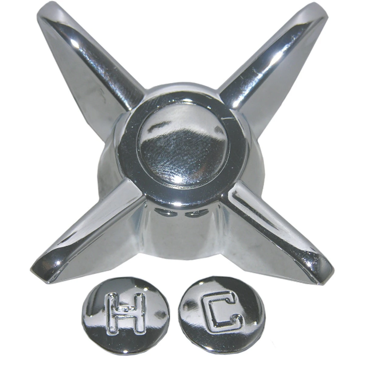 American Standard Colony Diverter Hot & Cold Chrome Tub & Shower Handle Kit