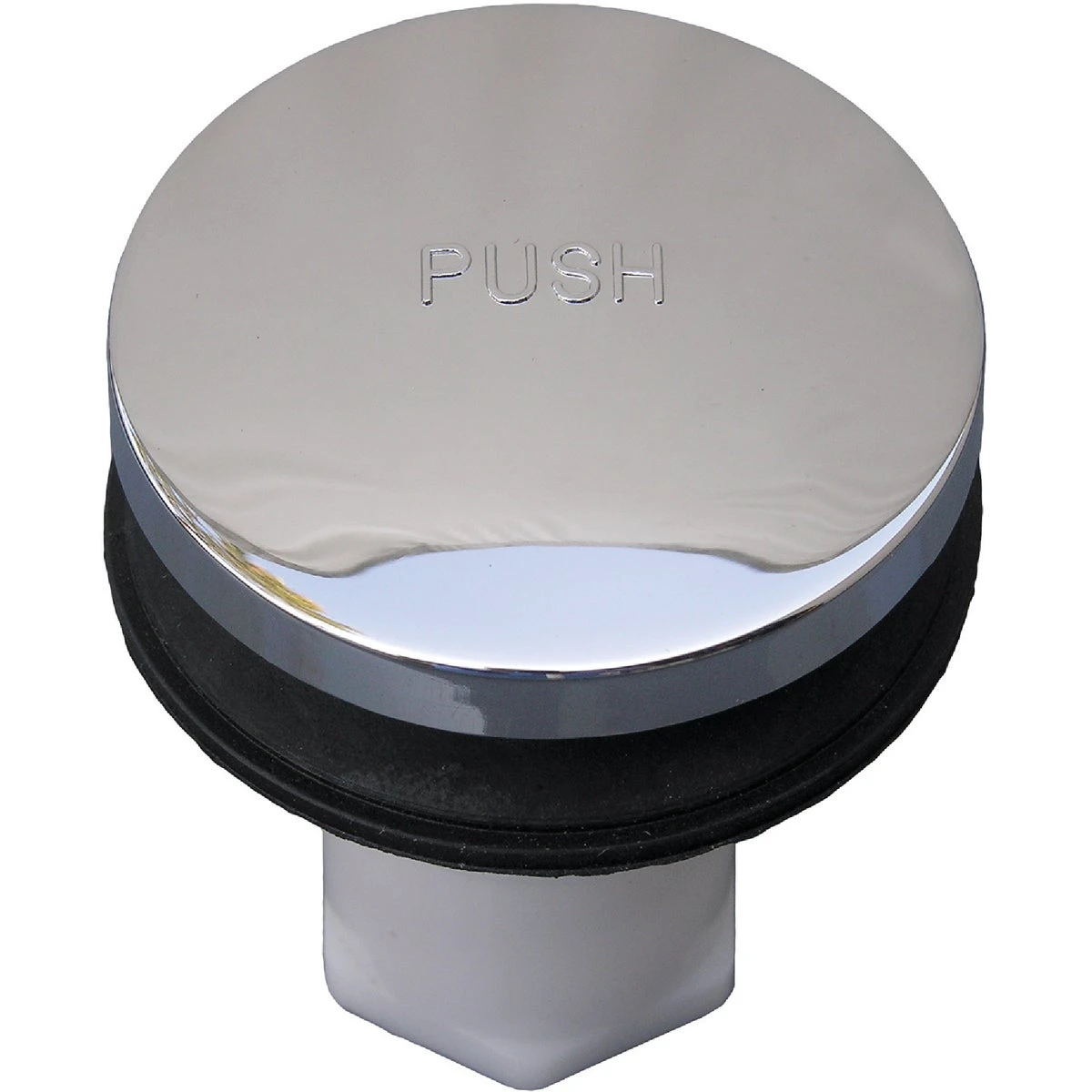 Chrome 3/8 Inch Tip Toe Bathtub Drain Stopper Cartridge