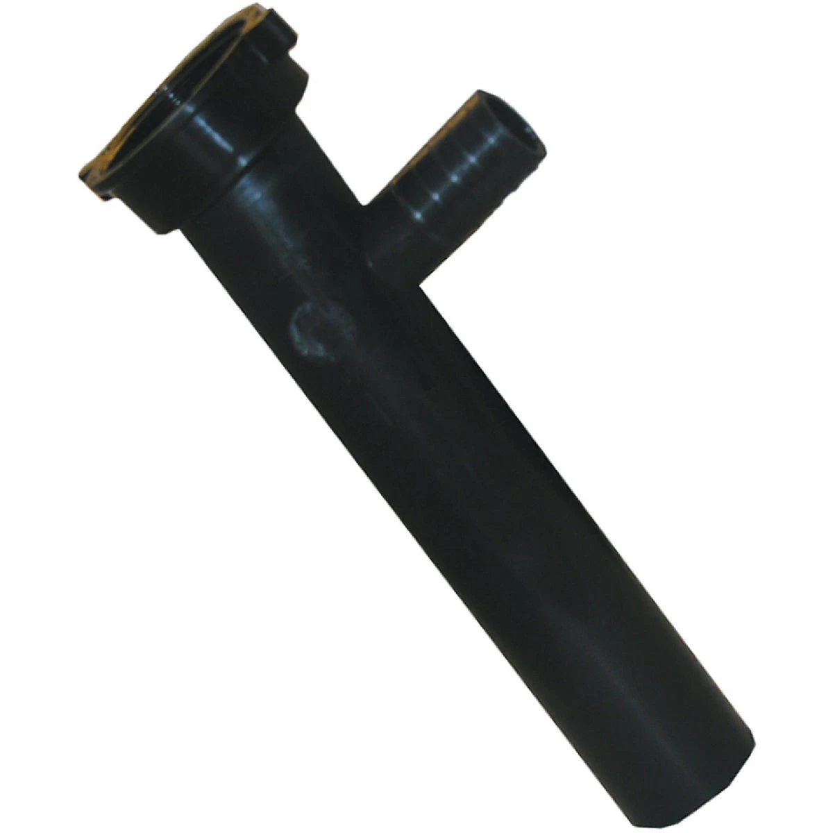 1-1/2 Inch Od X 8 Inch L Black Plastic Dishwasher Tailpiece With 7/8 Inch Outlet