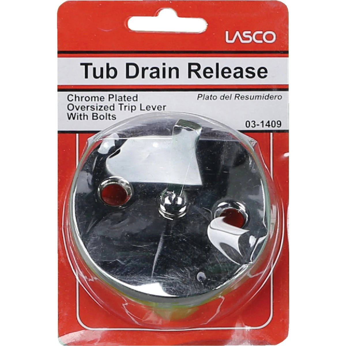 Oversized Bathtub Trip Lever Plate Chrome Plated for Bathtub Drain Control