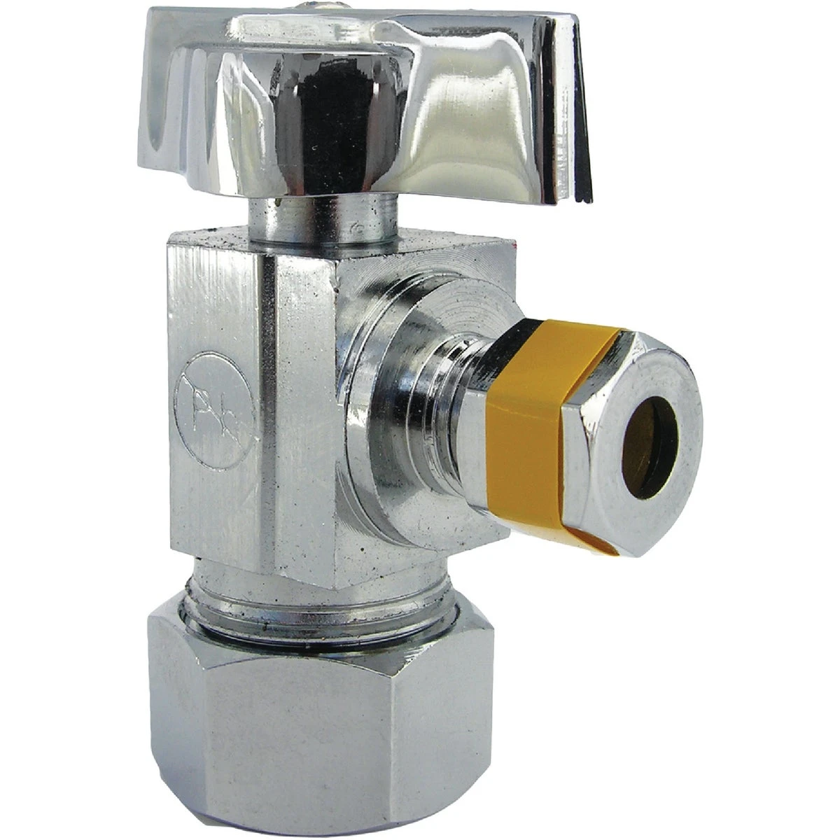 5/8 In. Copper Compression Inlet X 1/4 In. Chrome Angle Valve