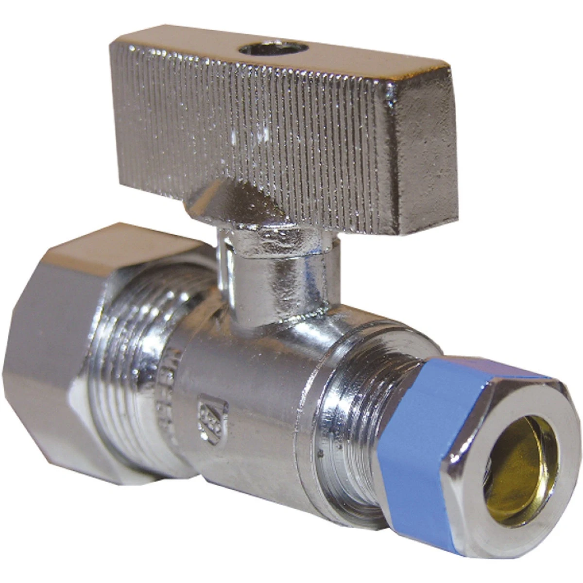 5/8 In. Copper Compression Inlet X 3/8 In. Compression Outlet Brass Valve