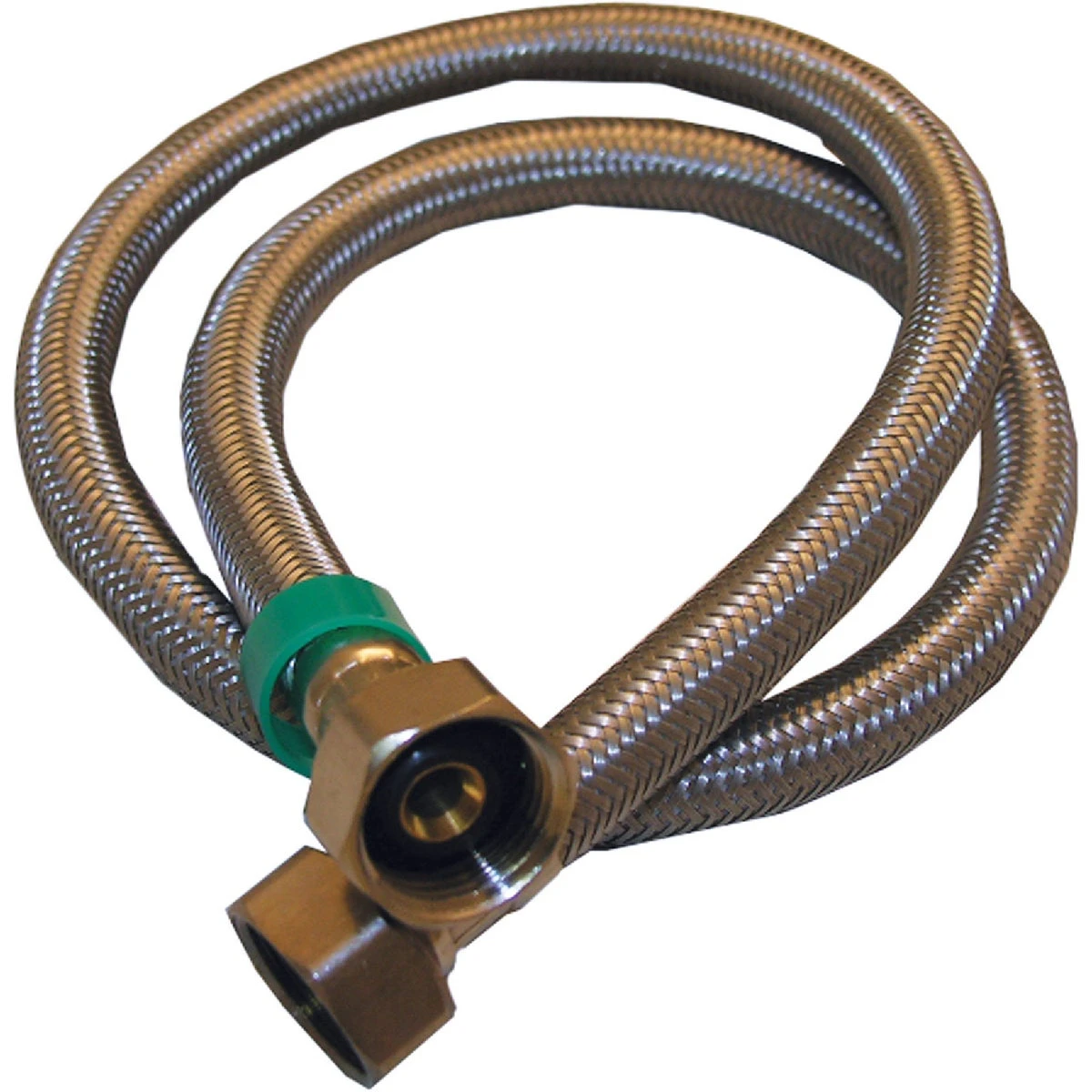 Stainless Steel Faucet Connector, 1/2 Inch Iron Pipe Size by 36 Inch Length