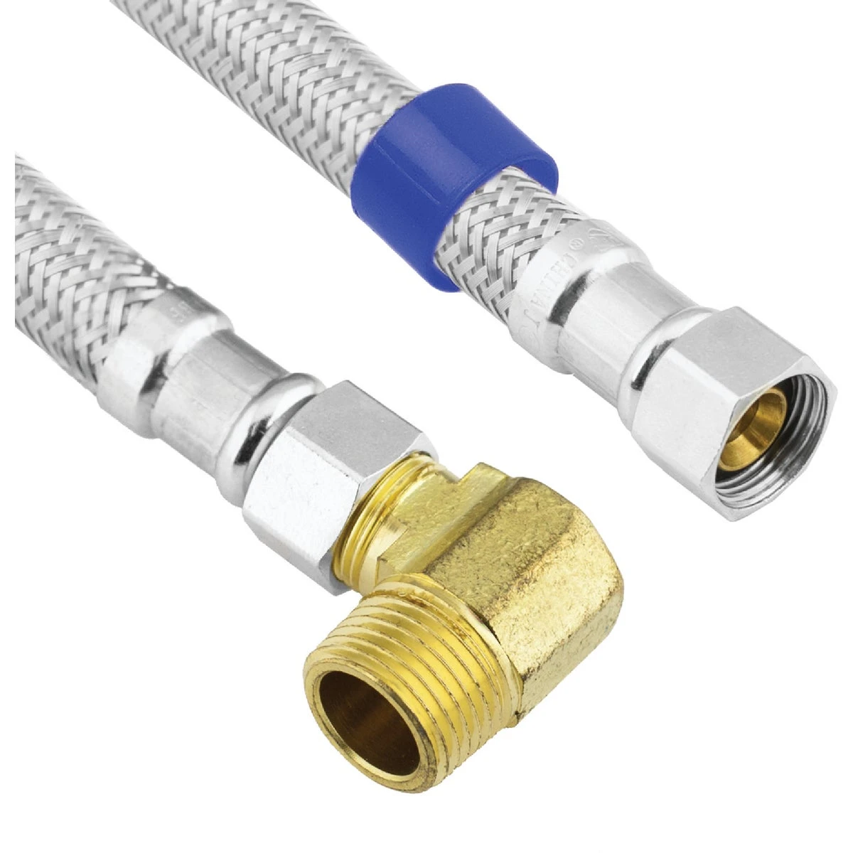 Appliance and Faucet Connector Hose, 3/8 Inch Compression by 3/8 Inch Compression, 72 Inch Length