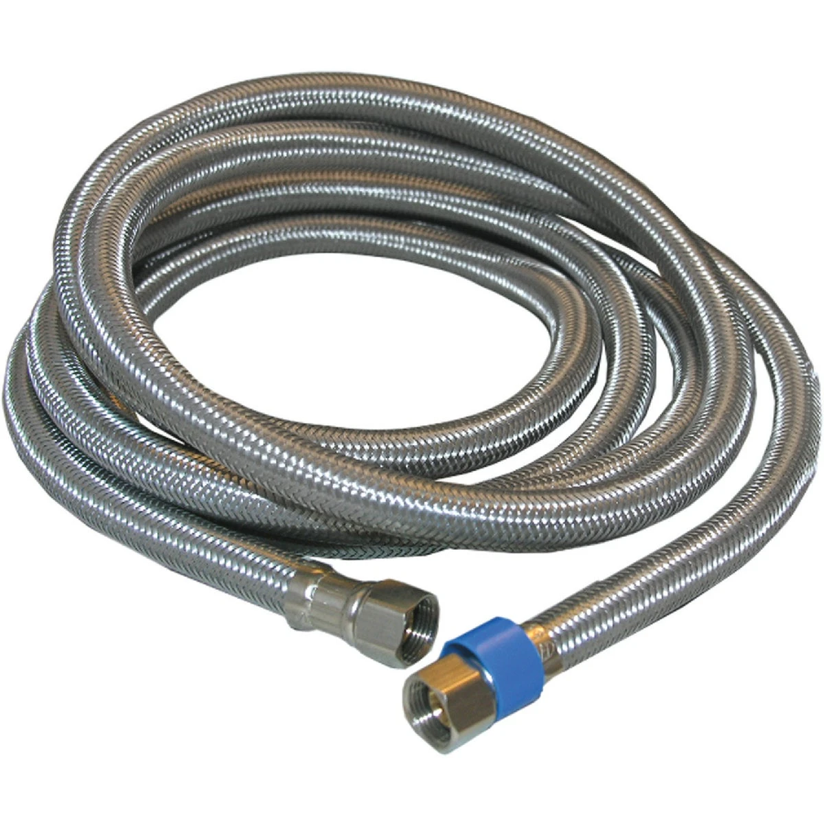 Appliance and Faucet Connector Hose, 3/8 Inch by 3/8 Inch Compression Fittings, 96 Inch Length