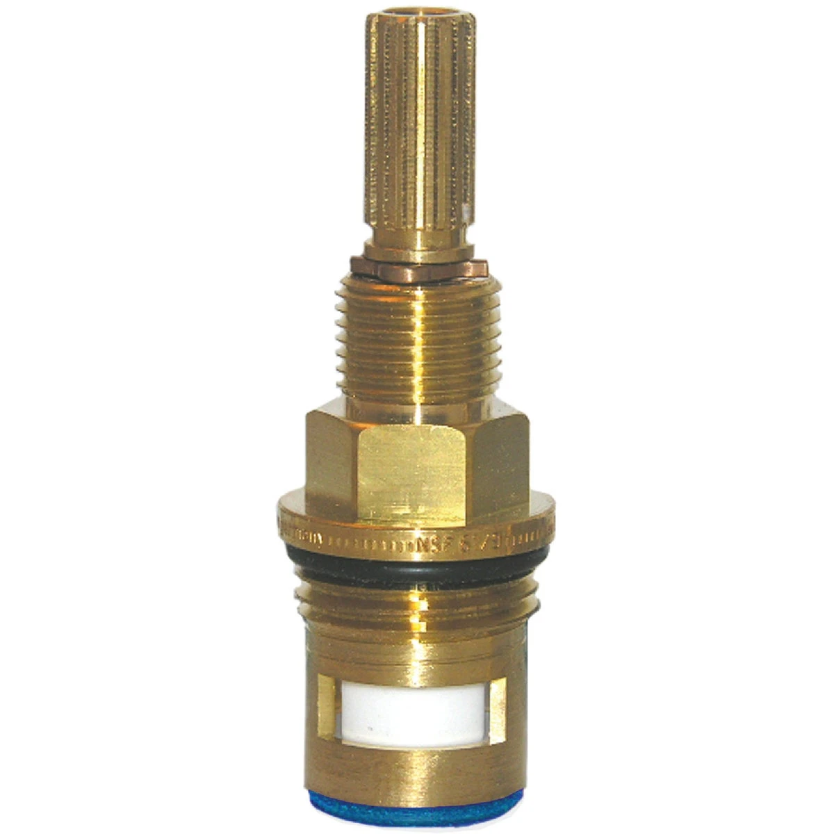 Cold Water Universal Faucet Stem S-180-2nl, Brass With Ceramic Cartridge
