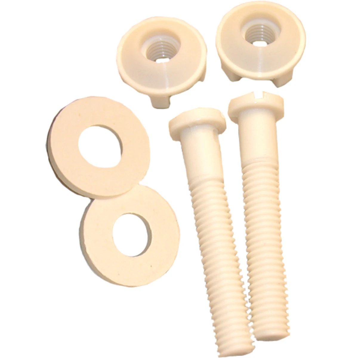 Toilet Seat Hinge Bolt Replacement Hardware for Standard Toilet Seats