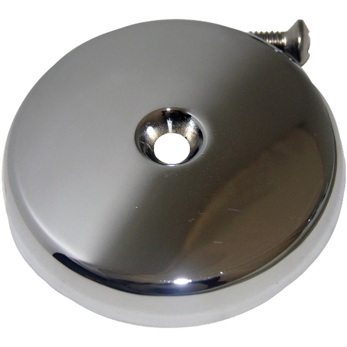 One-hole Chrome Bath Drain Face Plate - Universal Fit, Brass Material
