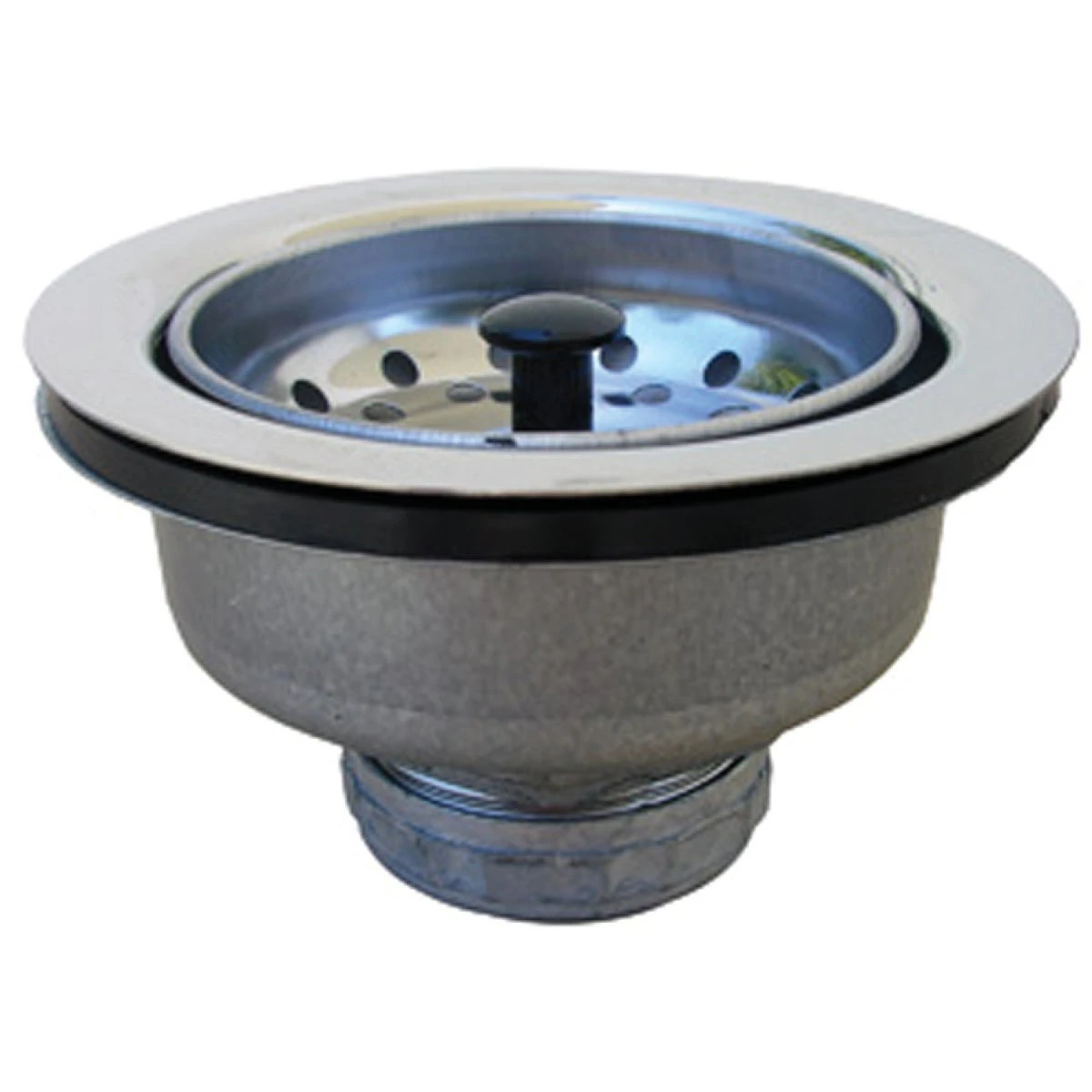 3-1/2 In. Chrome Ez Cup Basket Strainer Assembly With Stainless Steel Body