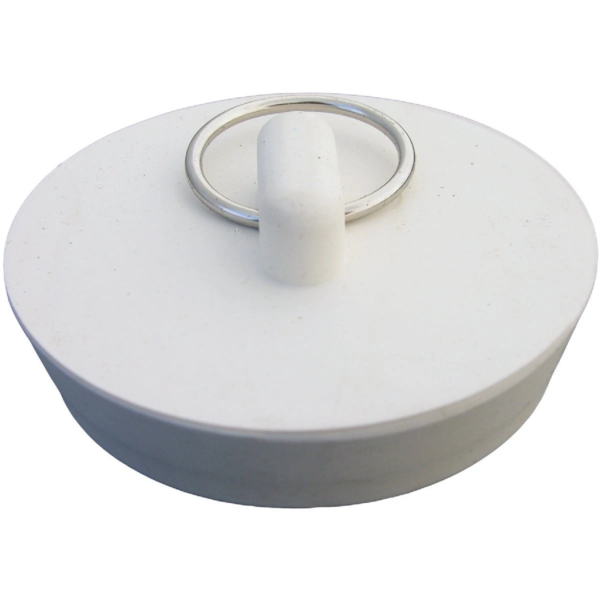 2 Inch White Hollow Sink Drain Stopper - Rubber Drain Plug