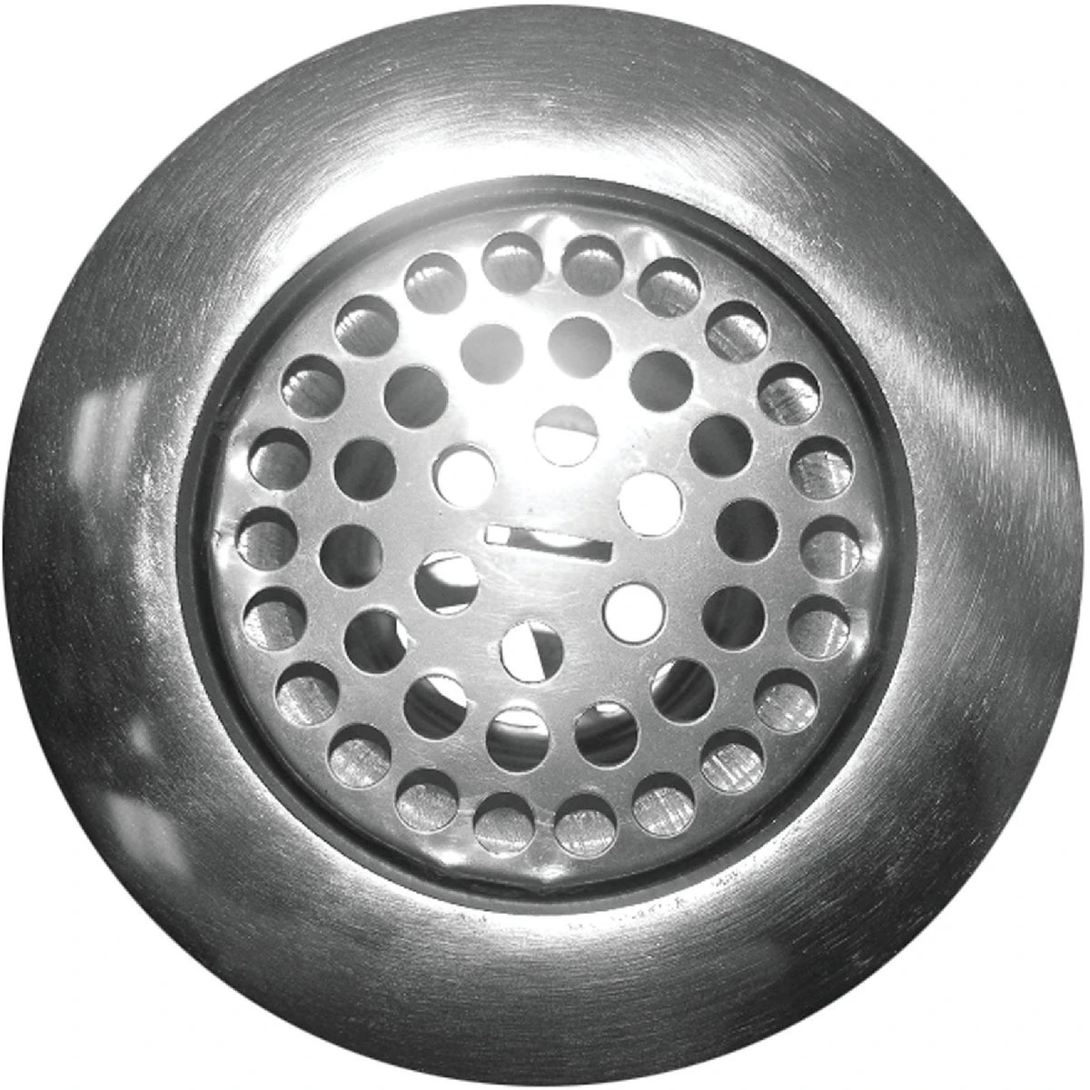 3-1/2 Inch Chrome Plated Stainless Steel Flat Top Sink Strainer Assembly