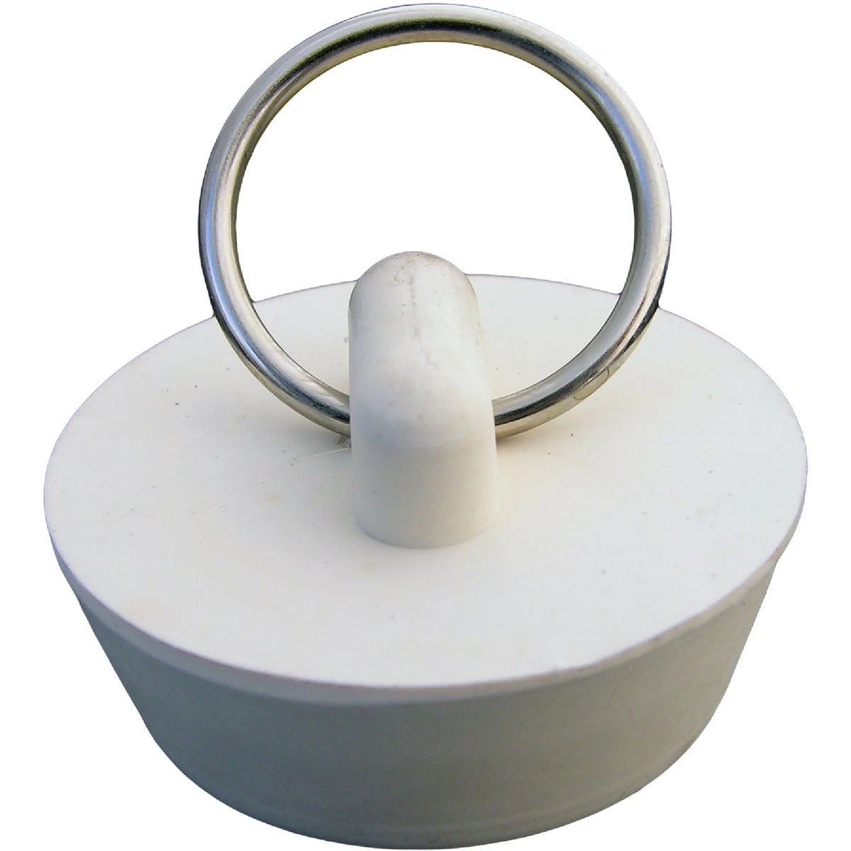 1-1/4 Inch White Hollow Rubber Sink Drain Stopper Model 02-3205