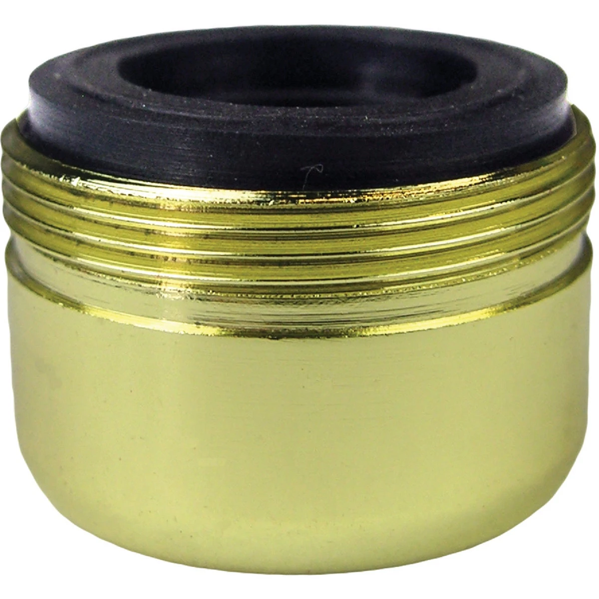 Dual Thread Faucet Aerator, 2.2 Gallons Per Minute Flow Rate, Polished Brass Finish