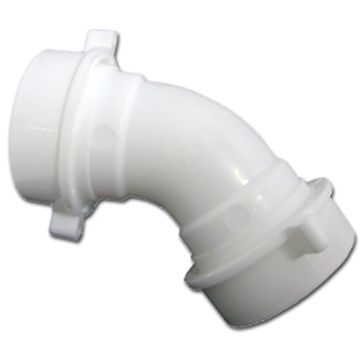 1-1/2 Inch White Plastic Slip-joint Elbow For Kitchen And Bathroom Sinks