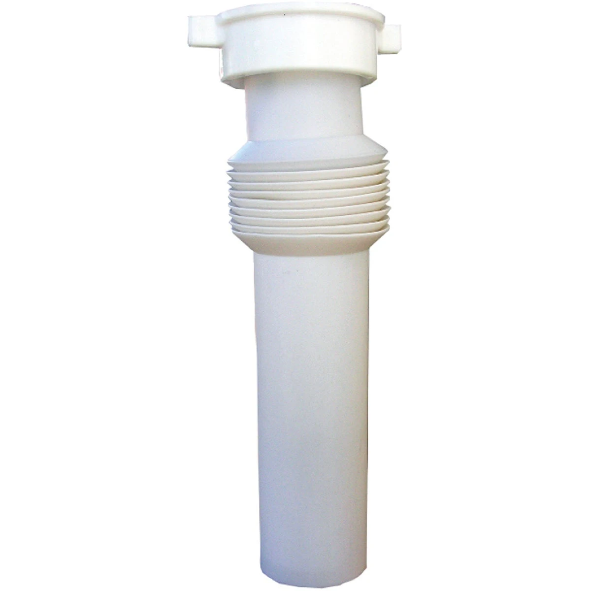 1-1/2 Inch Od White Plastic Tailpiece For Bathroom Lavatory Drain